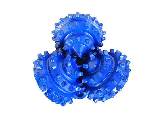 Oil Rigs And Mining TCI Tricone Bits Spherical Blades 9 7/8 Inch Diameter